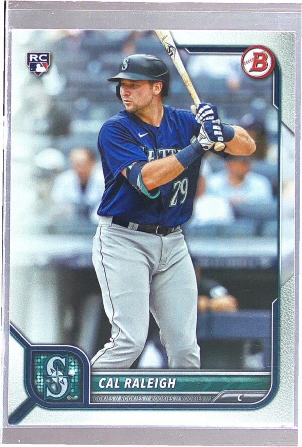 2022 Bowman Cal Raleigh RC #49 Mariners