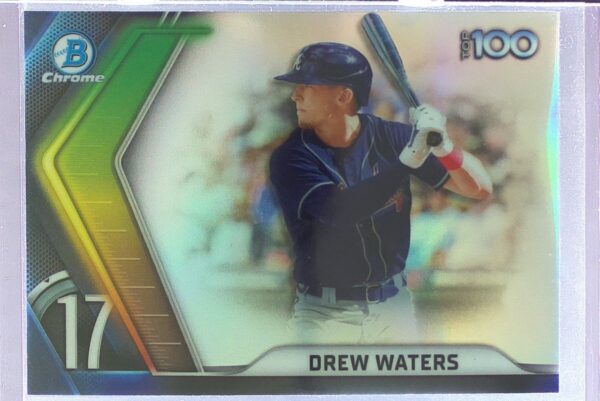 2022 Bowman Drew Waters #BTP-17 Braves Bowman Scouts' Top 100
