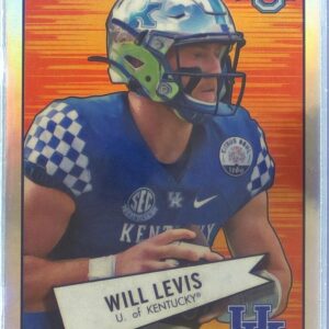 2022 Bowman University Chrome Will Levis #52BF-7 Wildcats 1952 Bowman