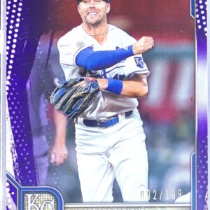 2022 Bowman Whit Merrifield Purple Pattern /199 #42 Royals
