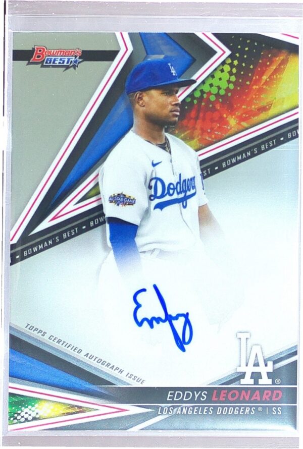 2022 Bowman's Best Eddys Leonard Auto #B22-EL Dodgers Best of 2022 Autographs