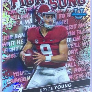 2022 Bowman's Best University Bryce Young RC #FS-1 Tide Fight Song Shimmer