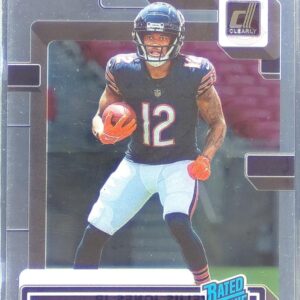 2022 Clearly Donruss Velus Jones Jr. RC #80 Bears