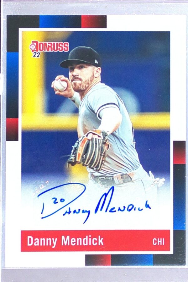 2022 Donruss Danny Mendick Auto #R88S-DM Sox Retro 1988 Signatures