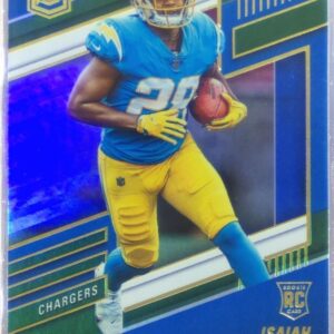 2022 Donruss Elite Isaiah Spiller Green RC #109 Chargers
