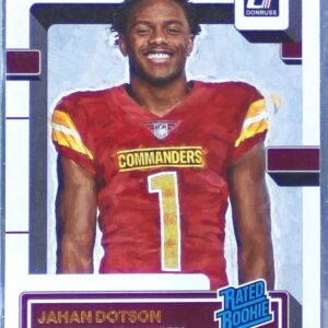 2022 Donruss Jahan Dotson RC #310 Commanders Rated Rookies Portrait