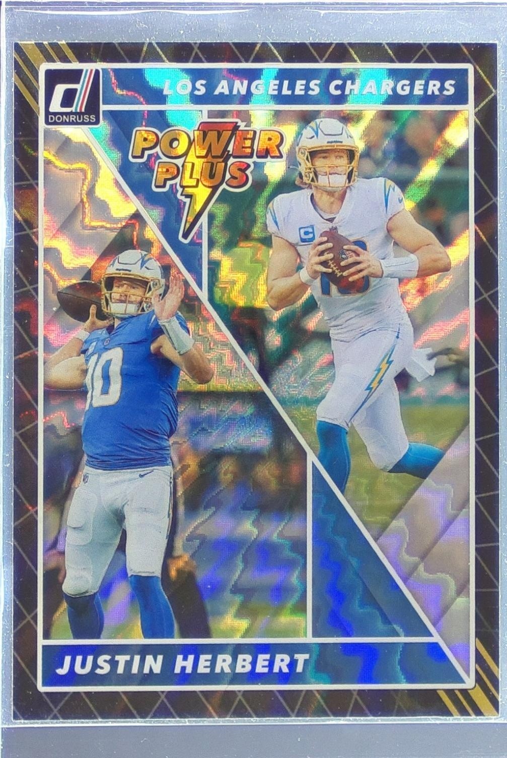 2022 Donruss Justin Herbert #PP-10 Chargers Power Plus