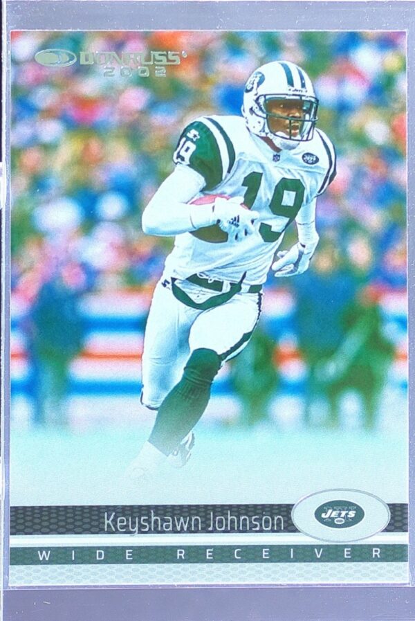 2022 Donruss Keyshawn Johnson #26 Jets Retro 2002