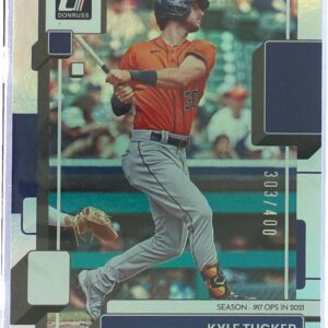 2022 Donruss Kyle Tucker Season Stat Line /400 #199 Astros