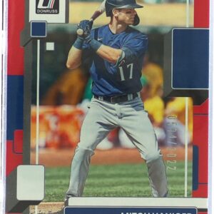 2022 Donruss Mitch Haniger Red /2022 #166 Mariners