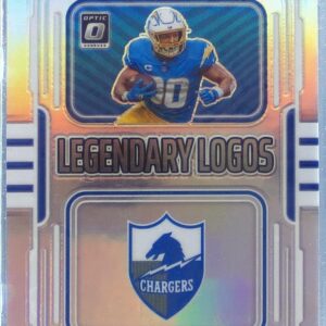 2022 Donruss Optic Austin Ekeler #LL-20 Chargers Legendary Logos
