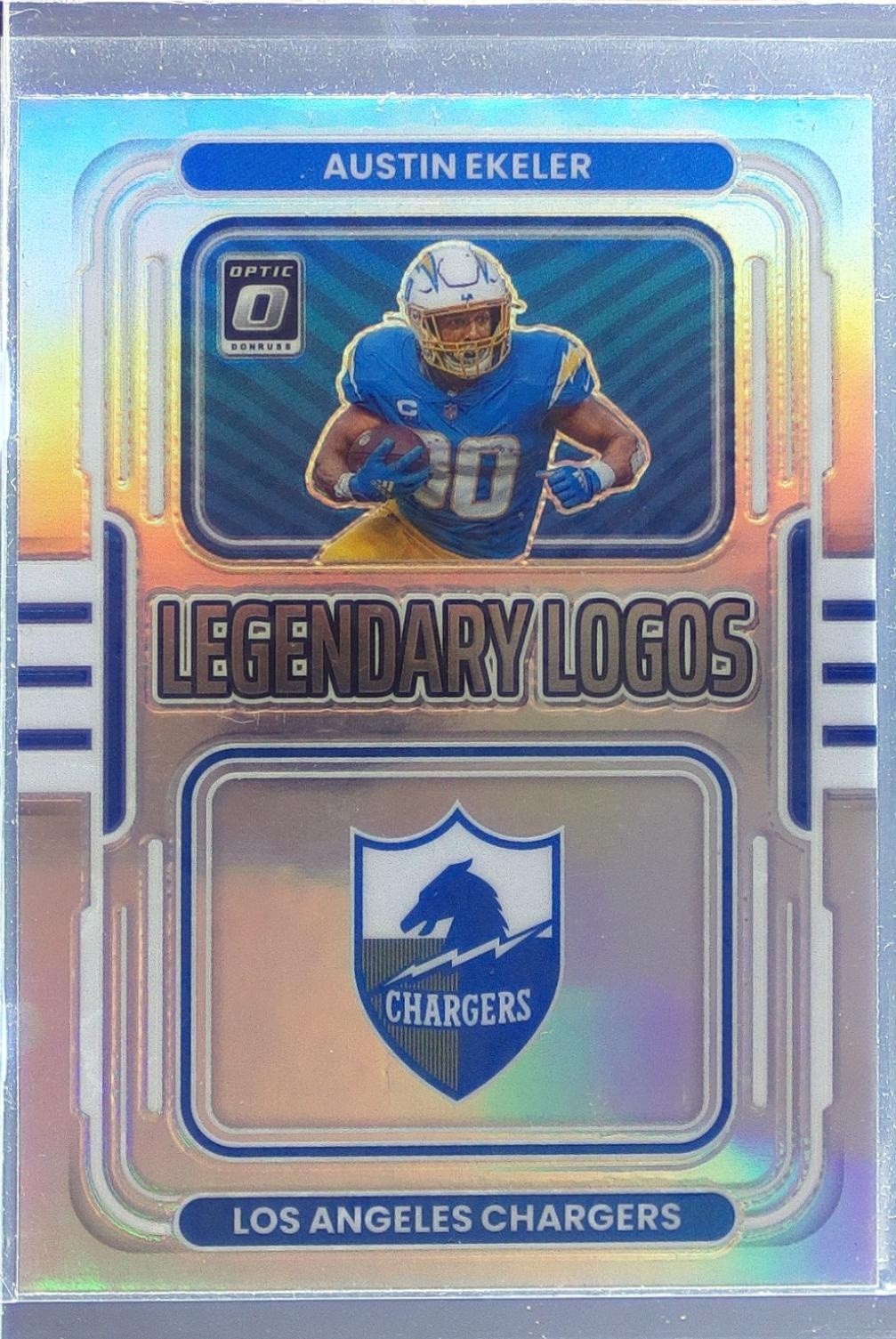 2022 Donruss Optic Austin Ekeler #LL-20 Chargers Legendary Logos