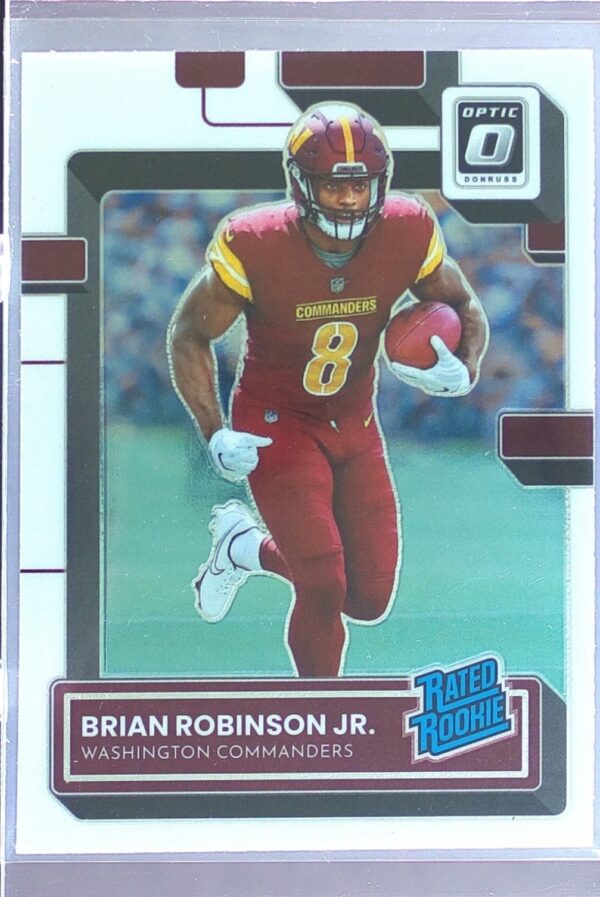 2022 Donruss Optic Brian Robinson Jr. RC #227 Commanders