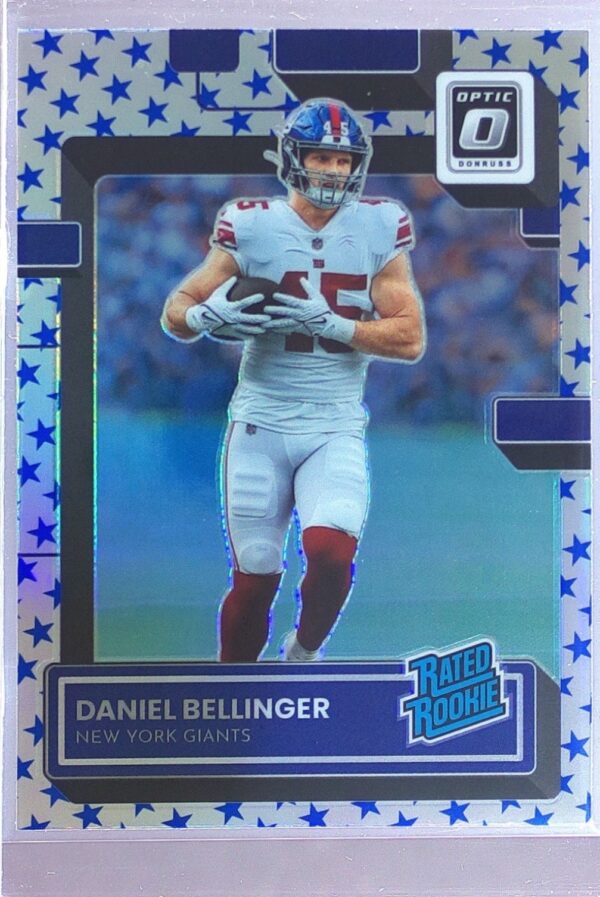 2022 Donruss Optic Daniel Bellinger Stars RC #290 Giants