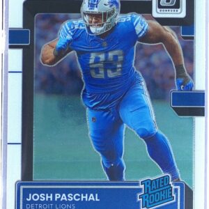 2022 Donruss Optic Josh Paschal RC #267 Lions