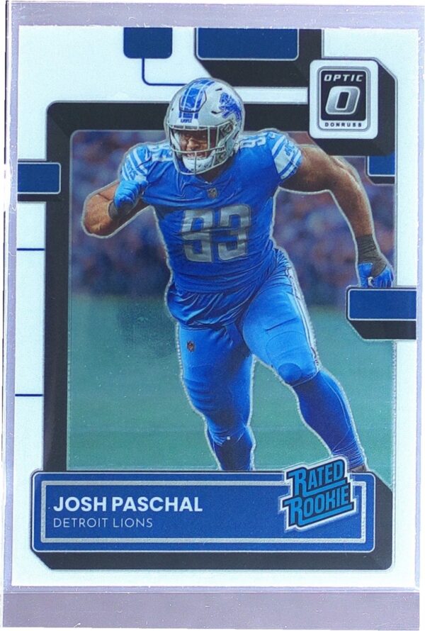 2022 Donruss Optic Josh Paschal RC #267 Lions