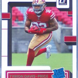 2022 Donruss Tyrion Davis-Price RC #326 49ers