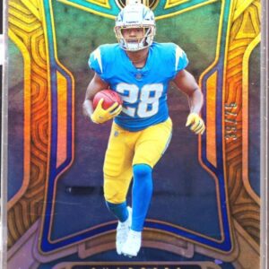 2022 Gold Standard Isaiah Spiller Platinum /75 RC #110 Chargers