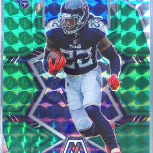 2022 Mosaic Derrick Henry Mosaic Green #190 Titans