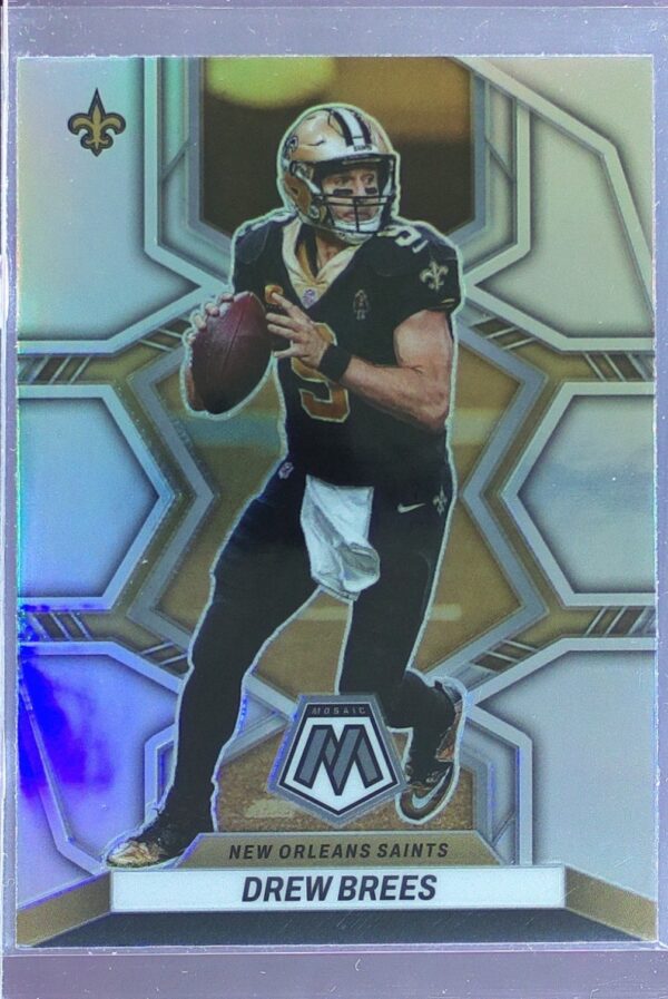 2022 Mosaic Drew Brees Silver #144 Saints