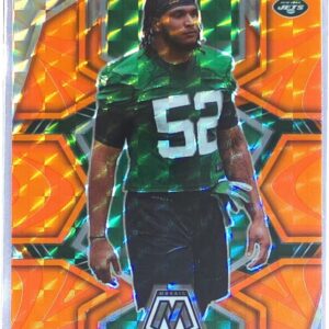 2022 Mosaic Jermaine Johnson II Mosaic Reactive Orange #374 Jets