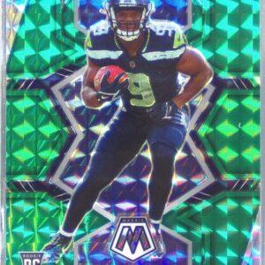 2022 Mosaic Kenneth Walker III Mosaic Green RC #308 Seahawks