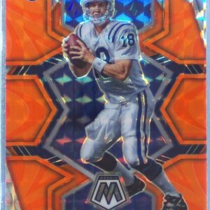 2022 Mosaic Peyton Manning Mosaic Reactive Orange #87 Colts