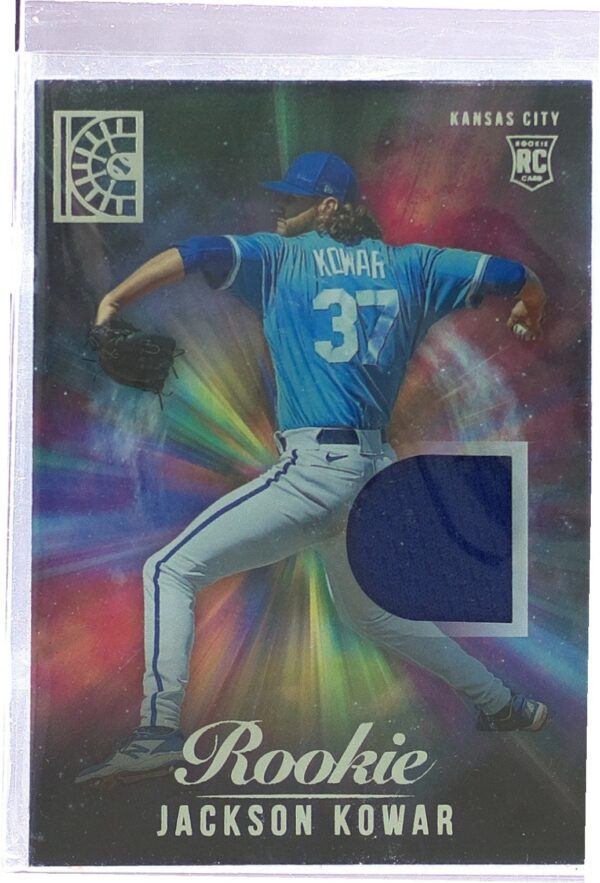2022 Panini Capstone Jackson Kowar JSY RC #RM-JK Royals Rookie Materials