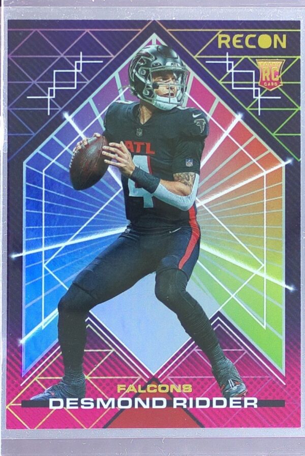 2022 Panini Chronicles Desmond Ridder RC #REC-3 Falcons Recon