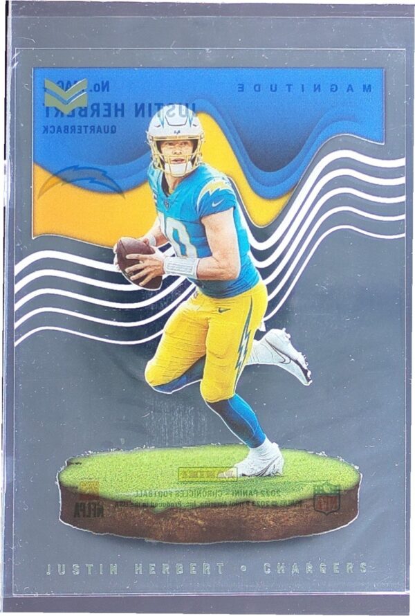 2022 Panini Chronicles Justin Herbert #MAG-4 Chargers Magnitude