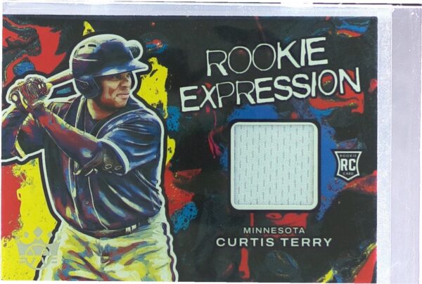 2022 Panini Diamond Kings Curtis Terry JSY RC #RE-CT Twins Rookie Expression