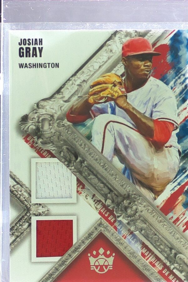 2022 Panini Diamond Kings Josiah Gray JSY #DKM-JG Nationals DK Materials