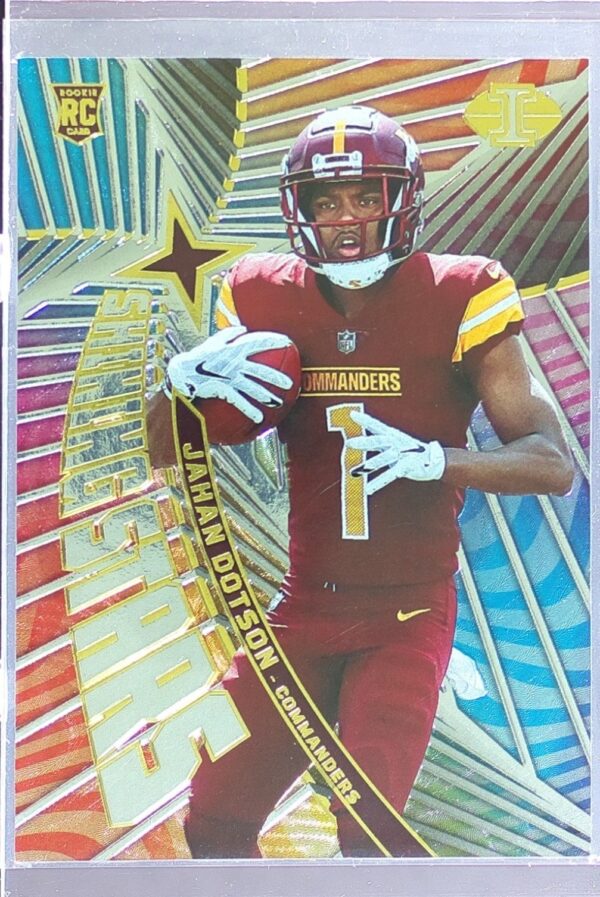 2022 Panini Illusions Jahan Dotson RC #SS-14 Commanders Shining Stars