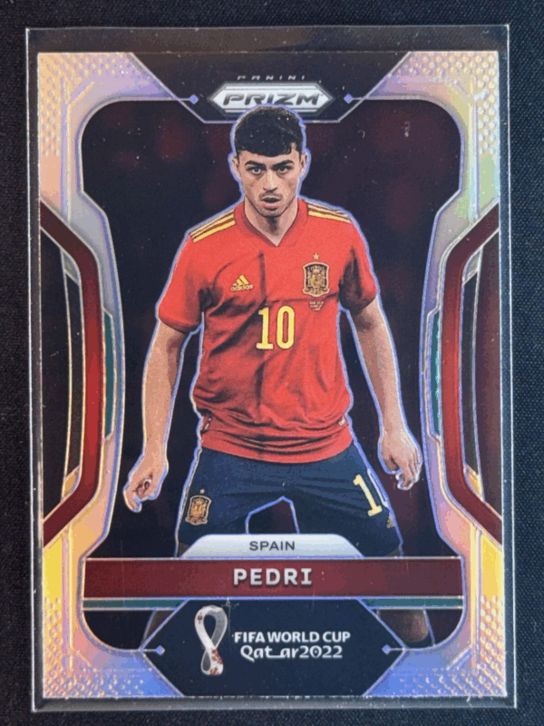 2022 Panini Prizm FIFA World Cup Qatar Pedri Silver Rookie RC Spain #226