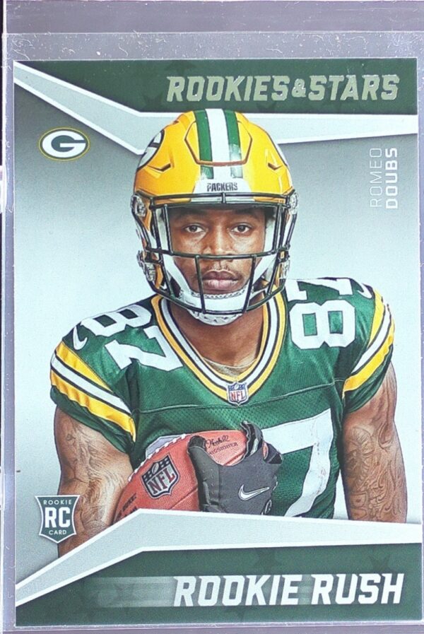 2022 Panini Rookies & Stars Romeo Doubs RC #RR-16 Packers Rookie Rush