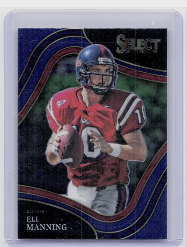 2022 Panini Select Draft Picks Eli Manning Blue (Retail Base) #178 Rebels