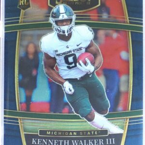 2022 Panini Select Draft Picks Kenneth Walker III Blue (Retail Base) RC #15
