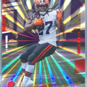 2022 Prestige Kareem Hunt Xtra Points Sunburst #69 Browns