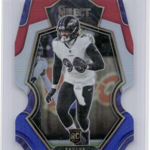 2022 Prizm David Ajabo  2022 Sectext Rex White and Blue Die Cut David Ajabo #40