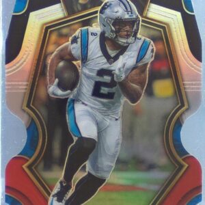 2022 Select DJ Moore Black and Red Prizm Die Cut #114 Panthers