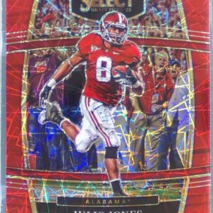 2022 Select Draft Picks Julio Jones Red Lazer Prizm #92 Tide