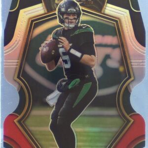 2022 Select Mike White Black and Red Prizm Die Cut #178 Jets