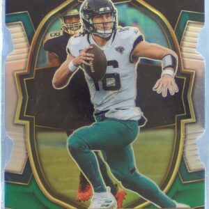 2022 Select Trevor Lawrence Black and Green Prizm Die Cut #41 Jaguars