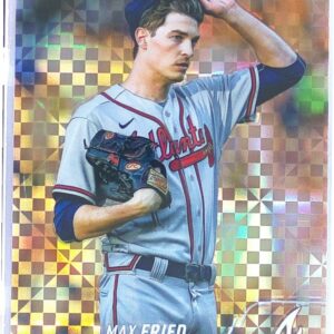 2022 Stadium Club Chrome Max Fried X Fractor #371 Braves