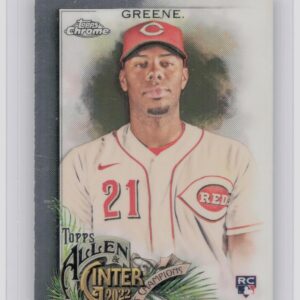 2022 Topps Allen & Ginter Chrome Hunter Greene #209 Reds