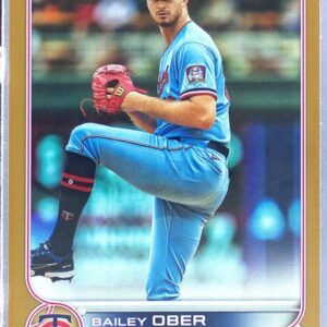 2022 Topps Bailey Ober Gold /2022 #590 Twins