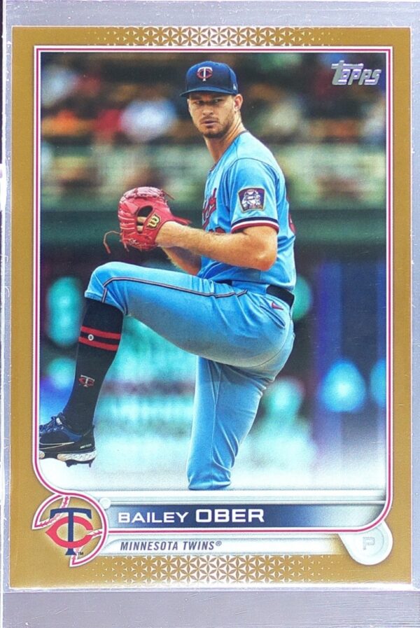 2022 Topps Bailey Ober Gold /2022 #590 Twins