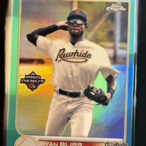 2022 Topps Chrome Pro Debut Ryan Bliss Aqua Refractor /75 PDC-168
