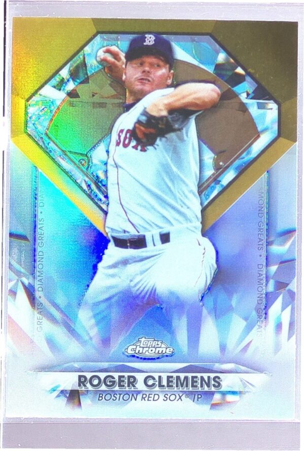2022 Topps Chrome Update Roger Clemens #DGC-54 Sox Diamond Greats Die Cuts