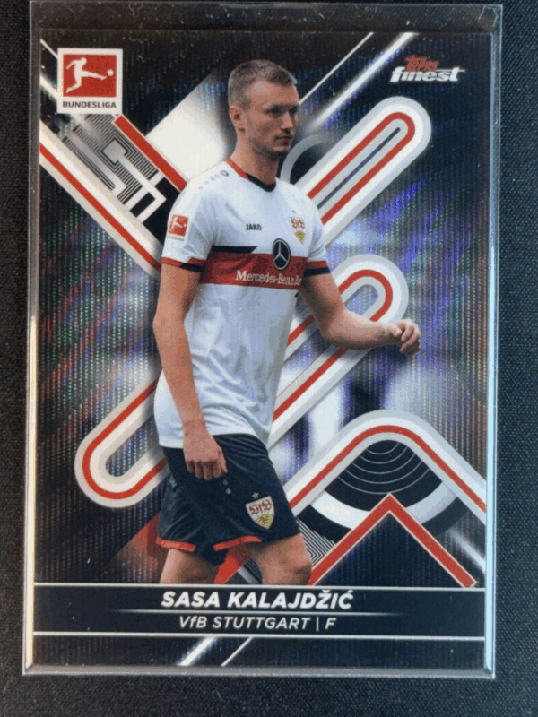 2022 Topps Finest Sasa Kalajdzic Black /199 Stuttgart #136